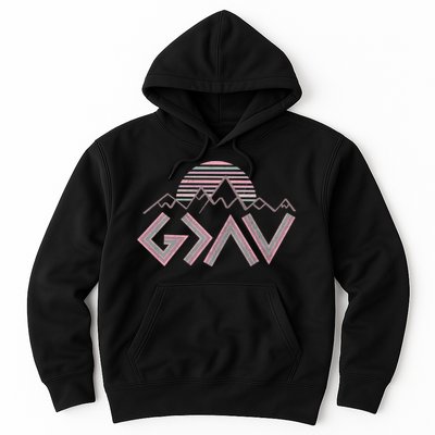God Is Greater Than The Highs And Lows Religious Hoodie