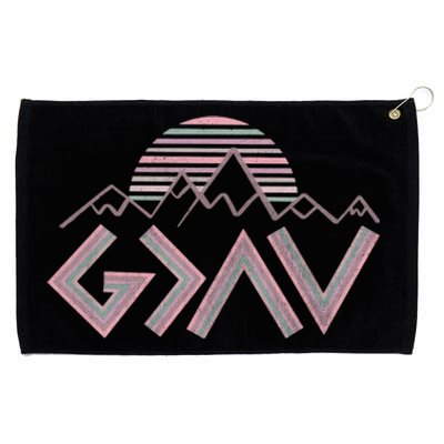 God Is Greater Than The Highs And Lows Religious Grommeted Golf Towel