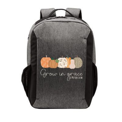 Grow In Grace Pumpkins Fall Thanksgiving Christian Religious Vector Backpack