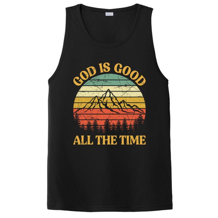 God Is Good All The Time Worship Preachers Christian  PosiCharge Competitor Tank