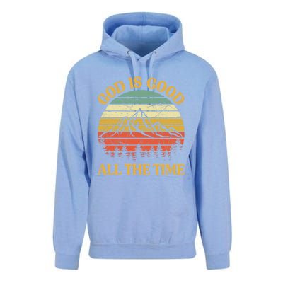 God Is Good All The Time Worship Preachers Christian  Unisex Surf Hoodie