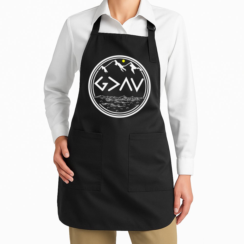 God Is Greater Than The Highs And Lows  Apron
