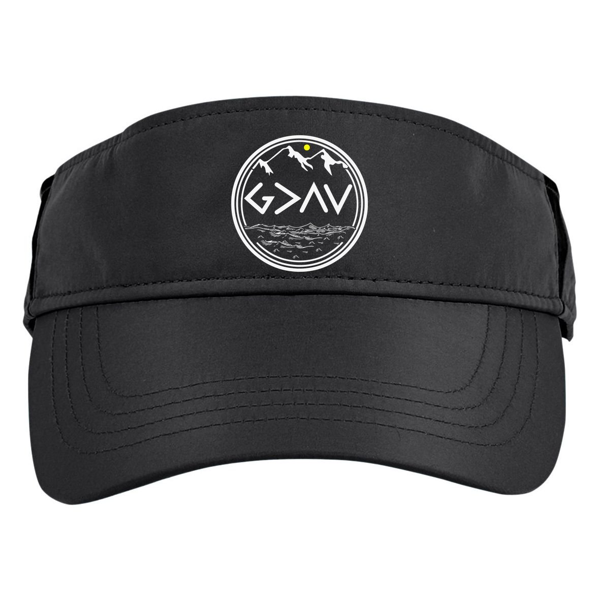 God Is Greater Than The Highs And Lows  Adult Drive Performance Visor