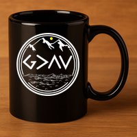 God Is Greater Than The Highs And Lows  11oz C Handle Ceramic Mug