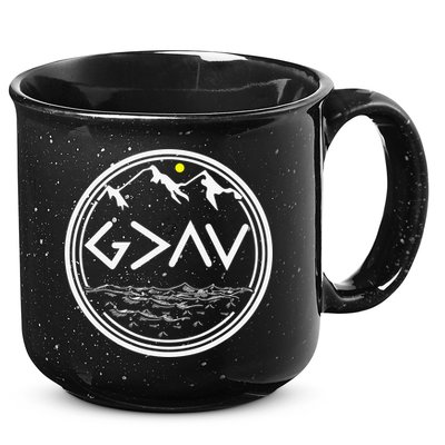 God Is Greater Than The Highs And Lows  15oz Campfire Ceramic Mug