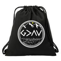 God Is Greater Than The Highs And Lows  Drawstring Bag