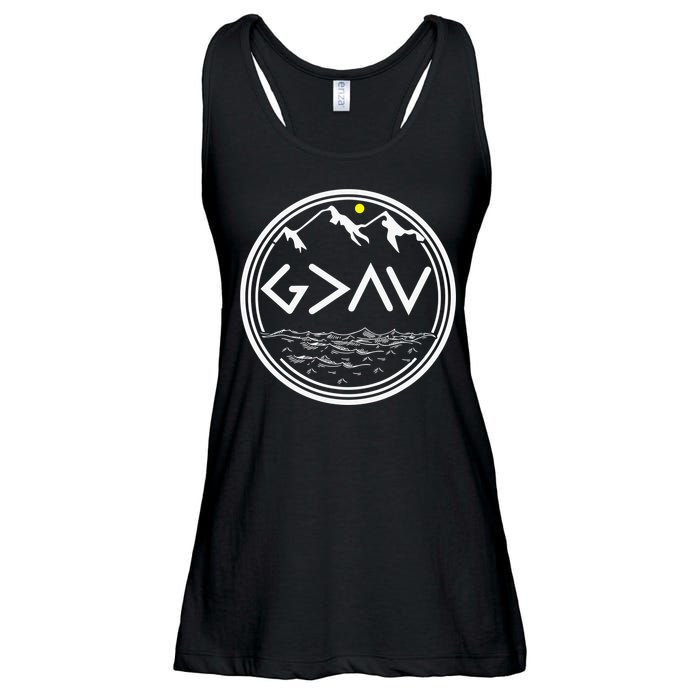 God Is Greater Than The Highs And Lows  Ladies Essential Flowy Tank