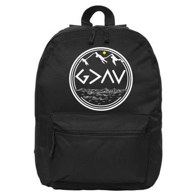 God Is Greater Than The Highs And Lows  16 in Basic Backpack