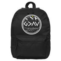 God Is Greater Than The Highs And Lows  16 in Basic Backpack