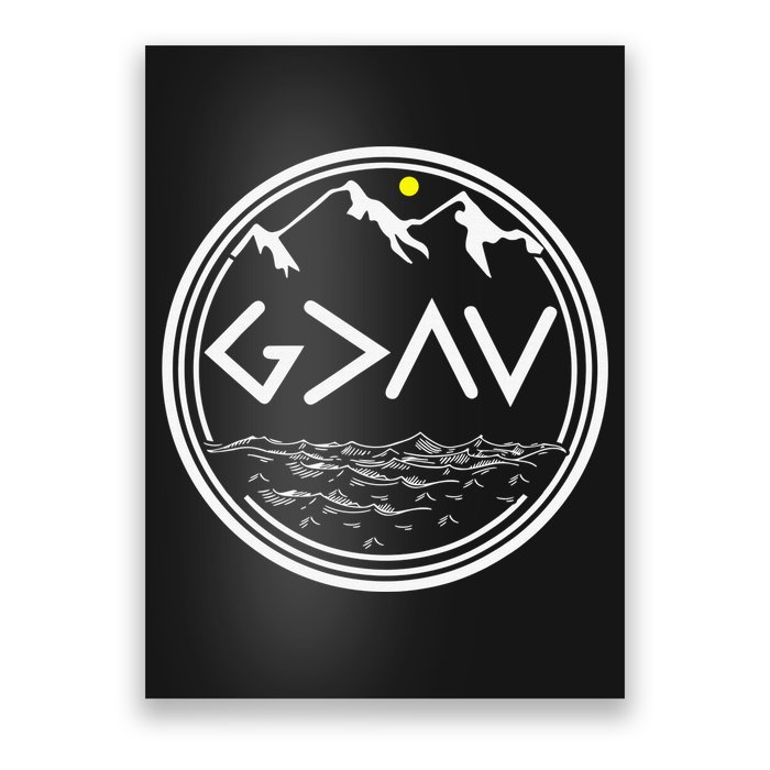 God Is Greater Than The Highs And Lows  Poster