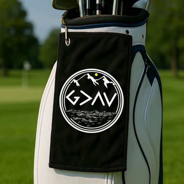 God Is Greater Than The Highs And Lows  Golf Towel