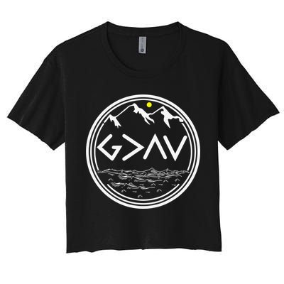 God Is Greater Than The Highs And Lows  Crop Top