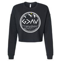 God Is Greater Than The Highs And Lows  Cropped Pullover Crew