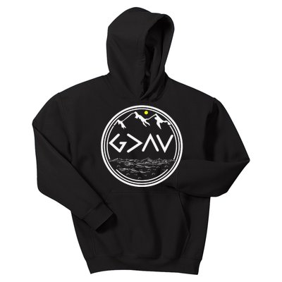 God Is Greater Than The Highs And Lows  Kids Hoodie