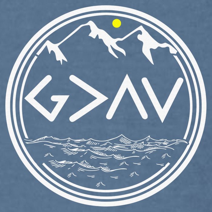 God Is Greater Than The Highs And Lows  Garment-Dyed Sweatshirt