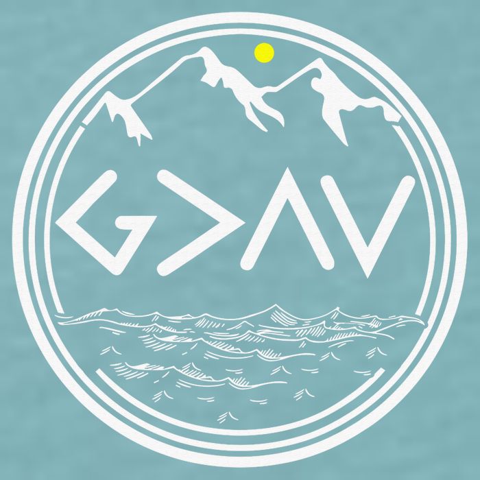 God Is Greater Than The Highs And Lows  Sueded Cloud Jersey T-Shirt