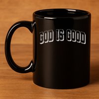 God Is Good Sports University Style Logo 11oz C Handle Ceramic Mug