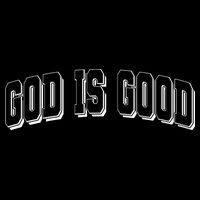 God Is Good Sports University Style Logo Drawstring Bag