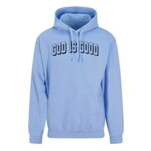 God Is Good Sports University Style Logo Unisex Surf Hoodie