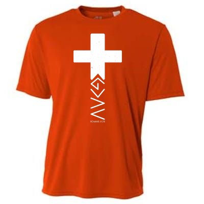 God Is Greater Than Highs And Lows Romans 8 28 Cooling Performance Crew T-Shirt