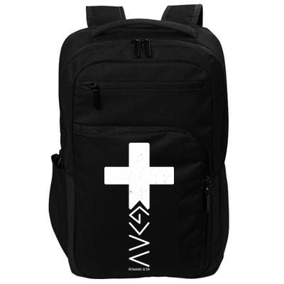 God Is Greater Than Highs And Lows Romans 8 28 Impact Tech Backpack