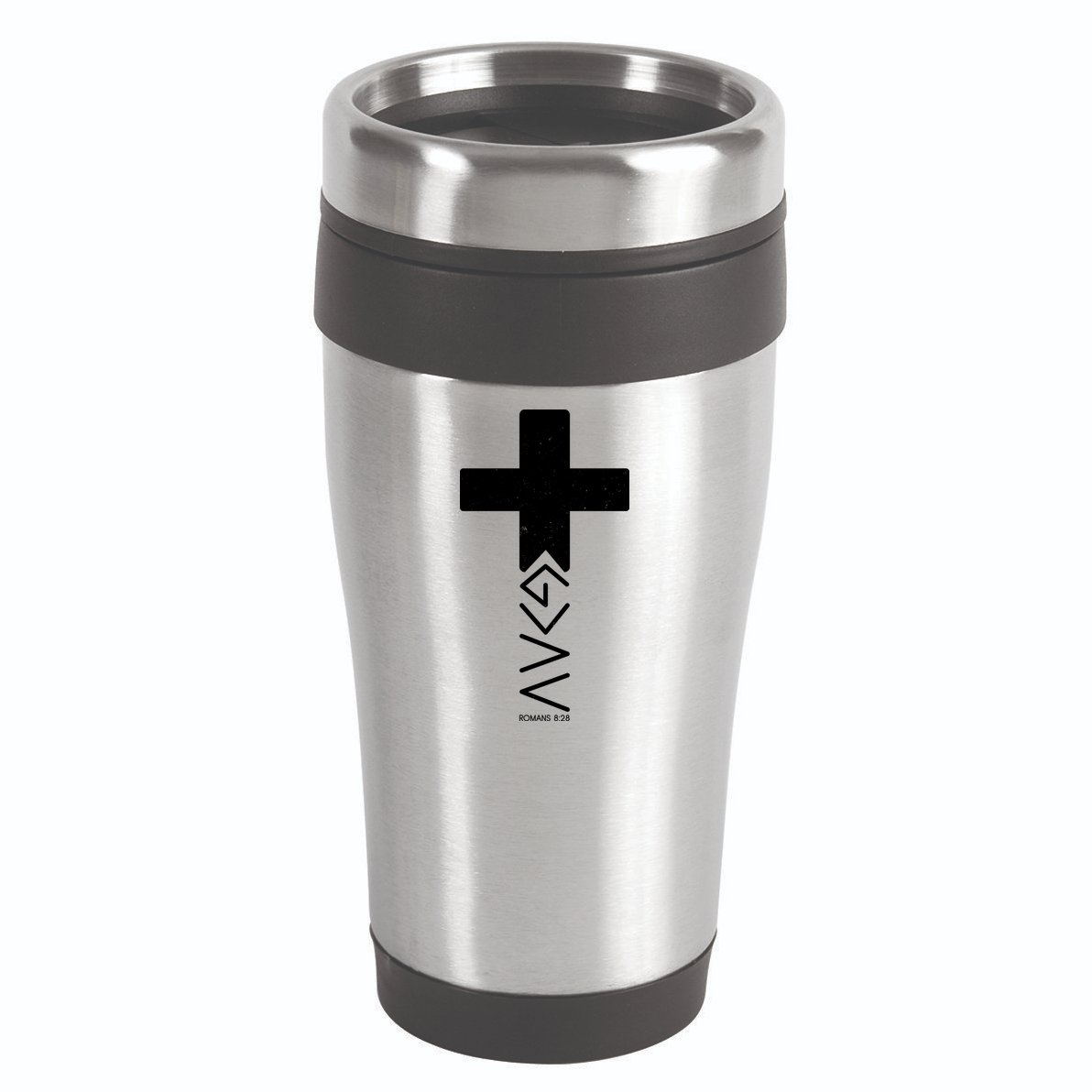 God Is Greater Than Highs And Lows Romans 8 28 16oz Travel Tumbler