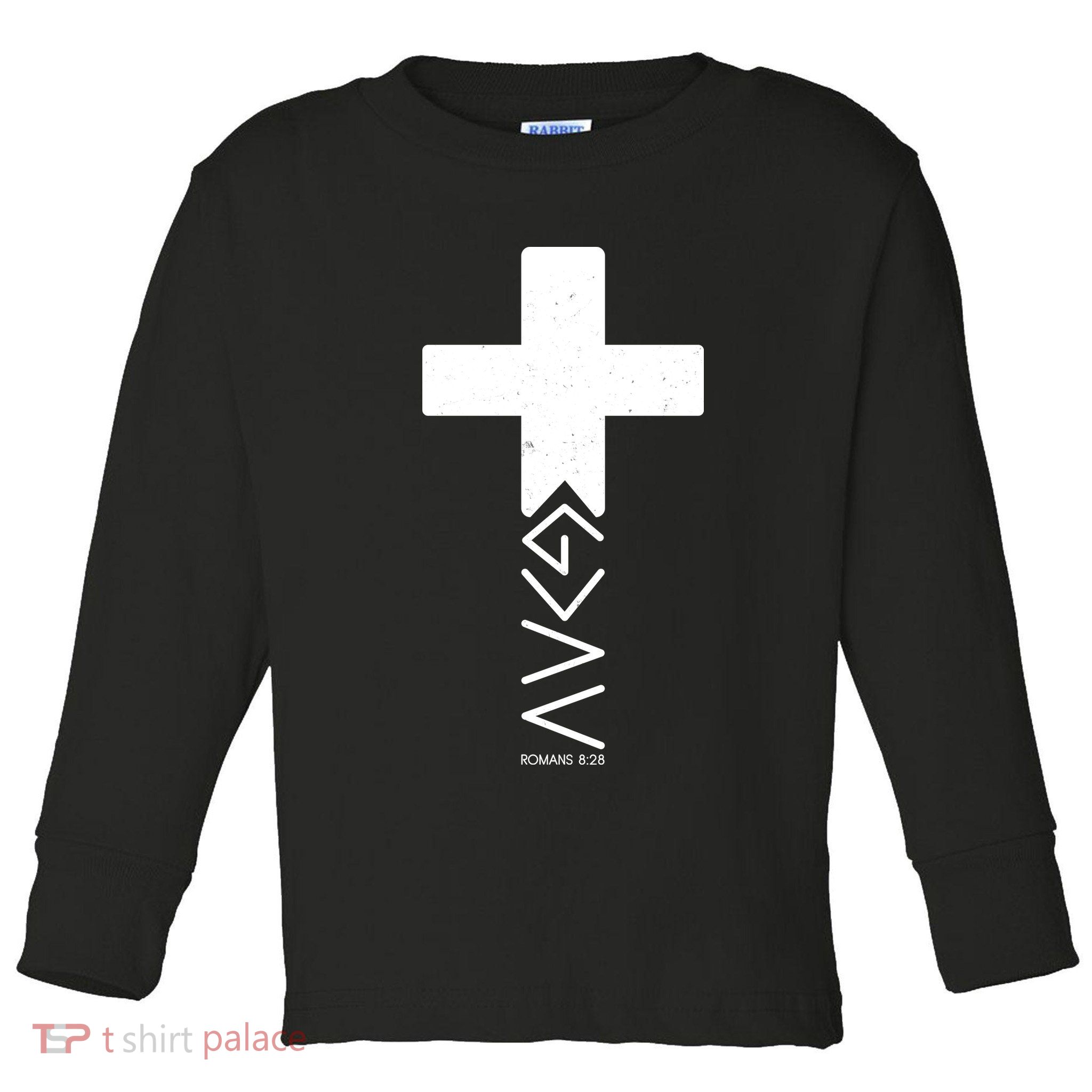 God Is Greater Than Highs And Lows Romans 8 28 Toddler Long Sleeve Shirt
