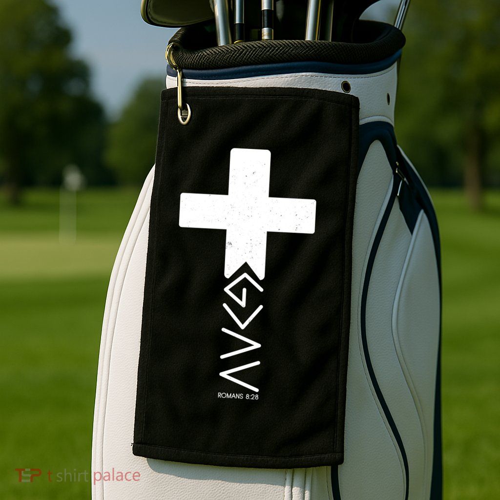 God Is Greater Than Highs And Lows Romans 8 28 Golf Towel