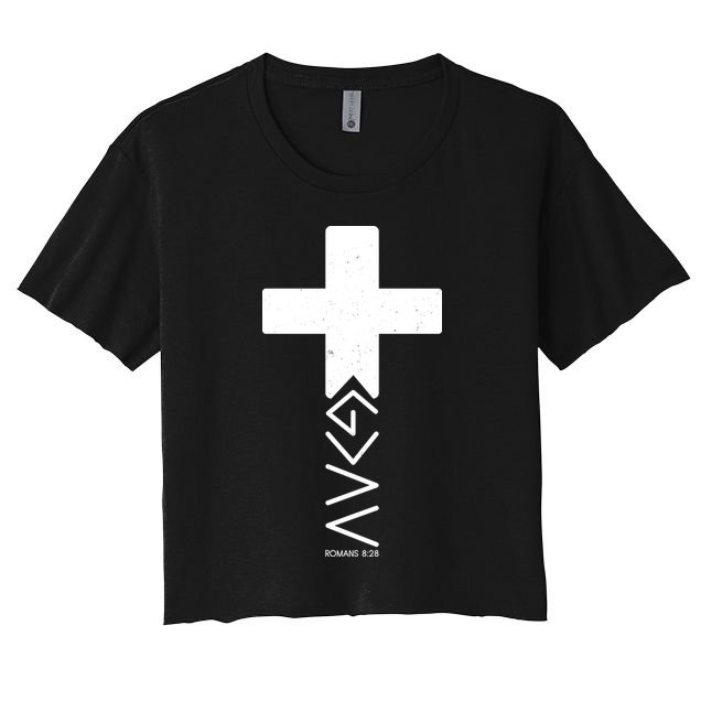 God Is Greater Than Highs And Lows Romans 8 28 Crop Top