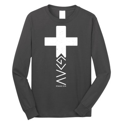 God Is Greater Than Highs And Lows Romans 8 28 Long Sleeve Shirt