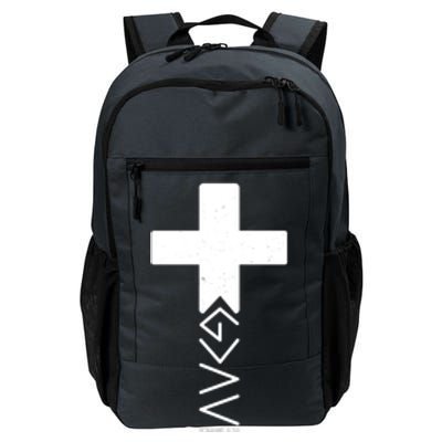 God Is Greater Than Highs And Lows Romans 8 28 Daily Commute Backpack