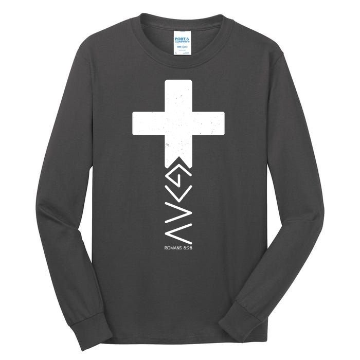 God Is Greater Than Highs And Lows Romans 8 28 Tall Long Sleeve T-Shirt