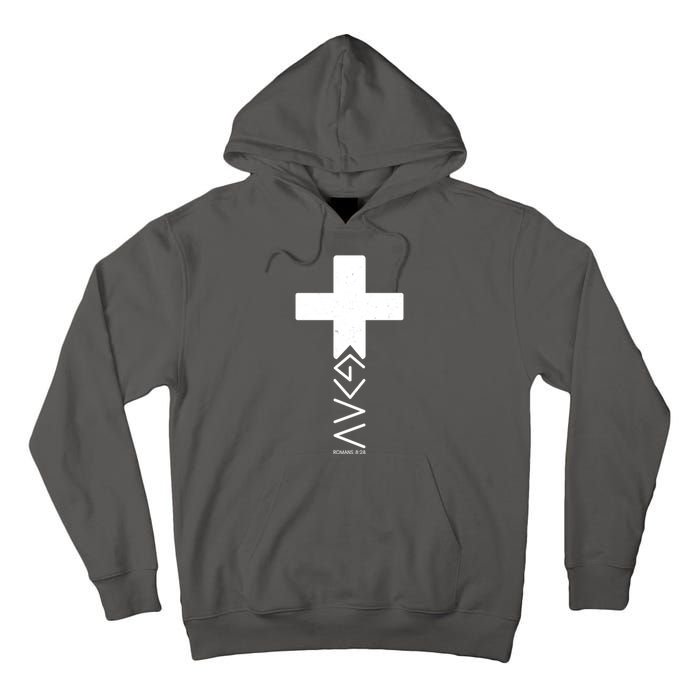 God Is Greater Than Highs And Lows Romans 8 28 Tall Hoodie