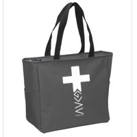 God Is Greater Than Highs And Lows Romans 8 28 Zip Tote Bag