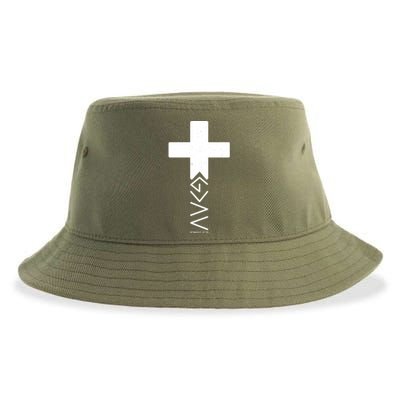 God Is Greater Than Highs And Lows Romans 8 28 Sustainable Bucket Hat