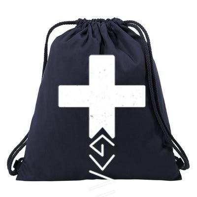 God Is Greater Than Highs And Lows Romans 8 28 Drawstring Bag