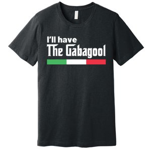 Gabagool Italy Gifts For Italians Capicola NJ New Jersey Premium T-Shirt