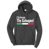 Gabagool Italy Gifts For Italians Capicola NJ New Jersey Tall Hoodie