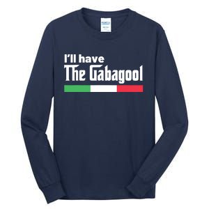 Gabagool Italy Gifts For Italians Capicola NJ New Jersey Tall Long Sleeve T-Shirt