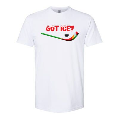 Got Ice Hockey Stick Christmas Holiday Xmas Funny Gift Softstyle CVC T-Shirt