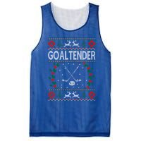 Goaltender Ice Hockey Sports Christmas Ugly Gift Mesh Reversible Basketball Jersey Tank