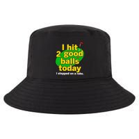 Golf I Hit 2 Good Balls Today I Stepped On A Rake Cool Comfort Performance Bucket Hat
