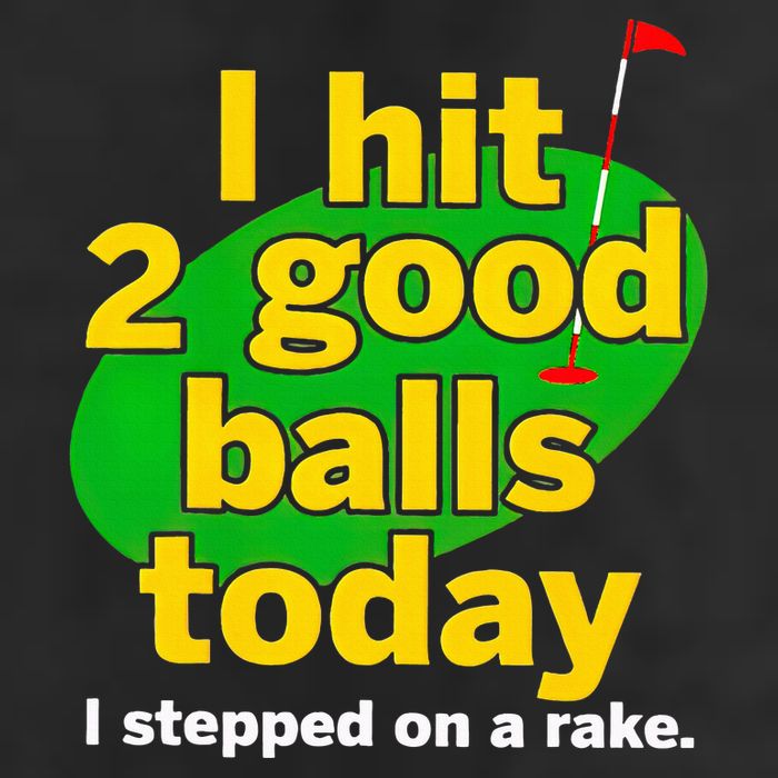 Golf I Hit 2 Good Balls Today I Stepped On A Rake Cool Comfort Performance Bucket Hat