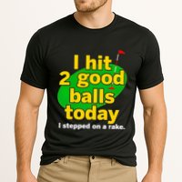 Golf I Hit 2 Good Balls Today I Stepped On A Rake Cooling Performance Crew T-Shirt