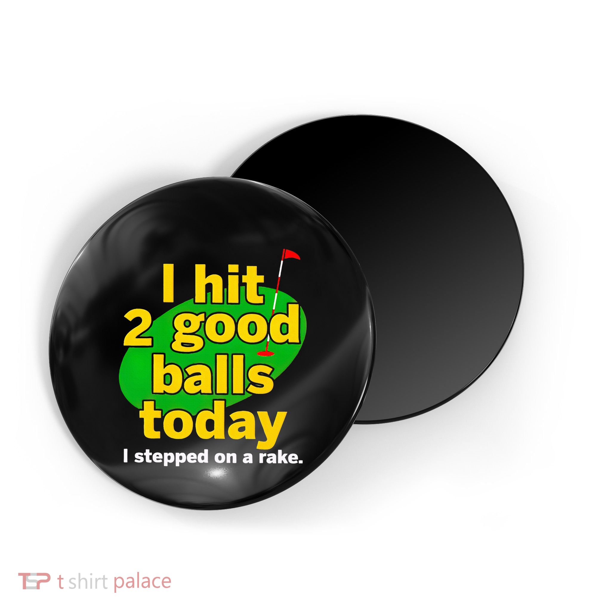 Golf I Hit 2 Good Balls Today I Stepped On A Rake Magnet