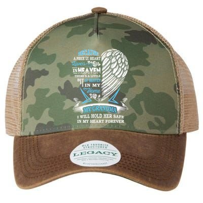 Grandma In Heaven Forever In My Heart In Memory Of Grandma Gift Legacy Tie Dye Trucker Hat