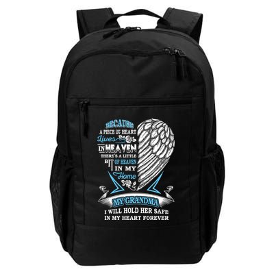 Grandma In Heaven Forever In My Heart In Memory Of Grandma Gift Backpack