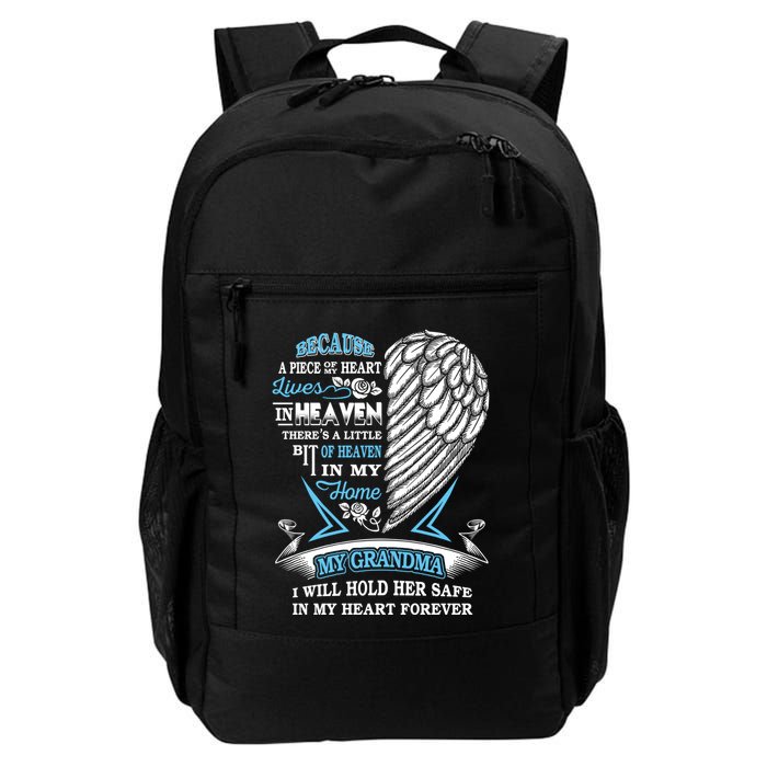 Grandma In Heaven Forever In My Heart In Memory Of Grandma Gift Backpack