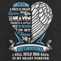 Grandma In Heaven Forever In My Heart In Memory Of Grandma Gift 25L Jumbo Tote
