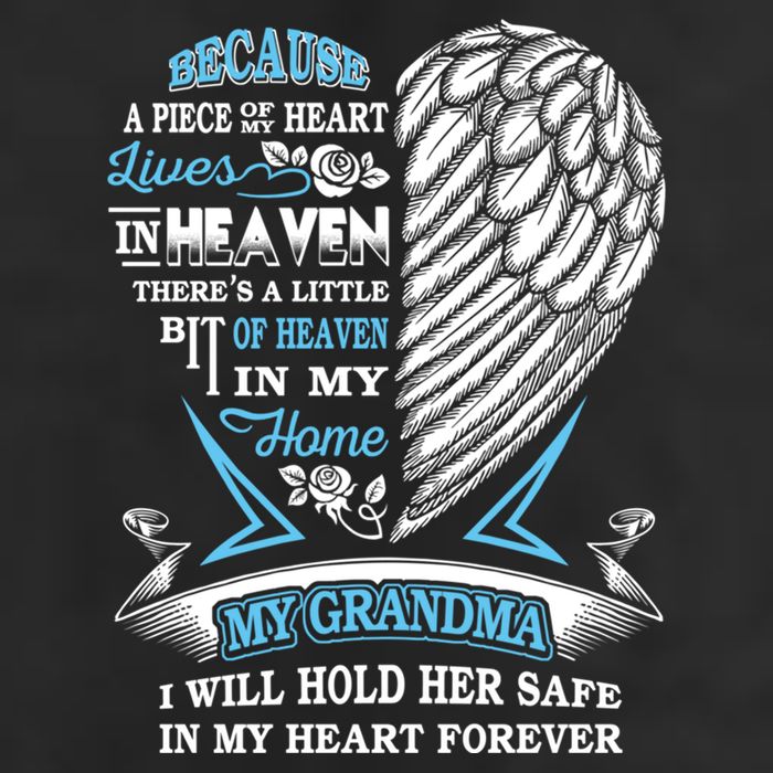 Grandma In Heaven Forever In My Heart In Memory Of Grandma Gift 25L Jumbo Tote